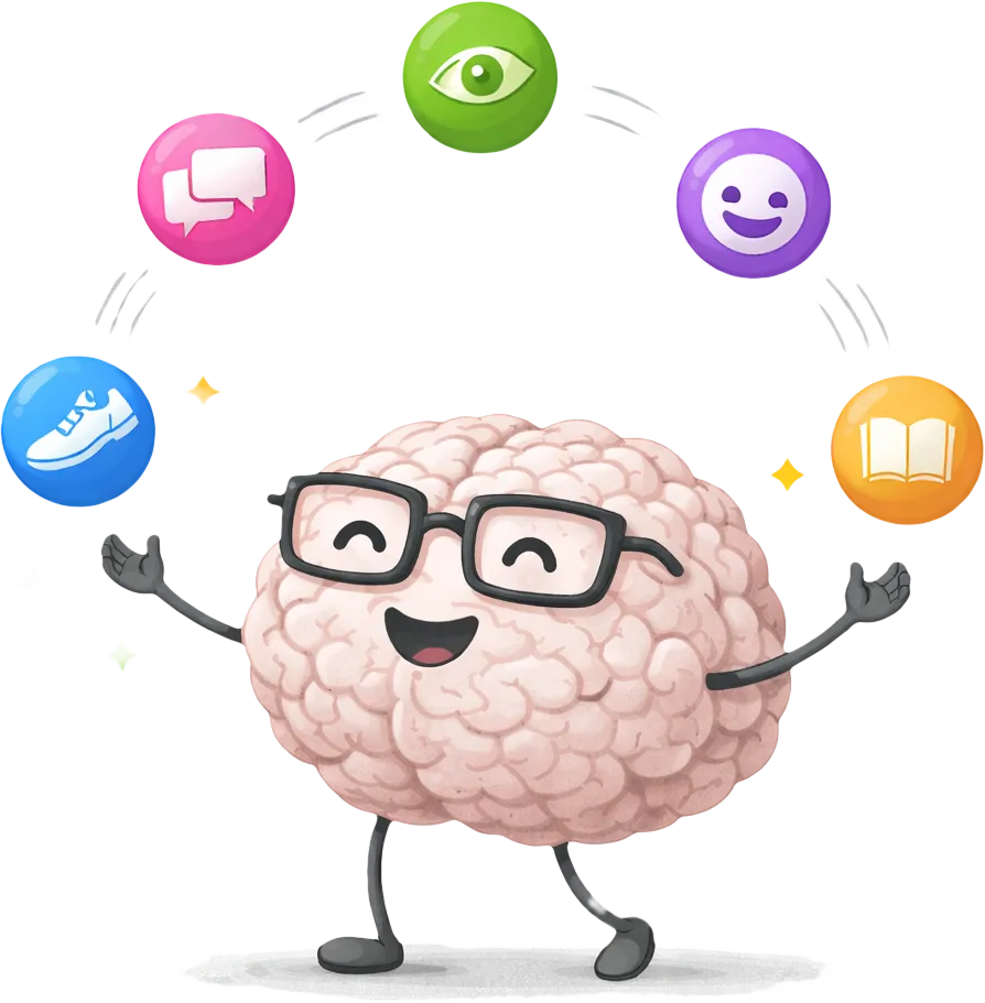 New Happierminds Brain Juggling – PARENT TILE PAGE copy The Happier Minds brain character invites you to visit the Young People page